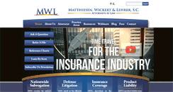Desktop Screenshot of mwl-law.com