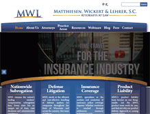 Tablet Screenshot of mwl-law.com